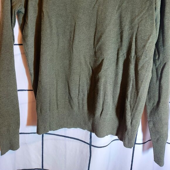 J. Crew Green NWT Men’s S Cotton-Cashmere Crewneck Sweater - Picture 8 of 12